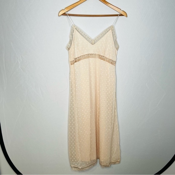 NWT! Band of Gypsies Band of the Free AMALIE IVORY SLIP MIDI DRESS. Size Small. - Picture 5 of 16